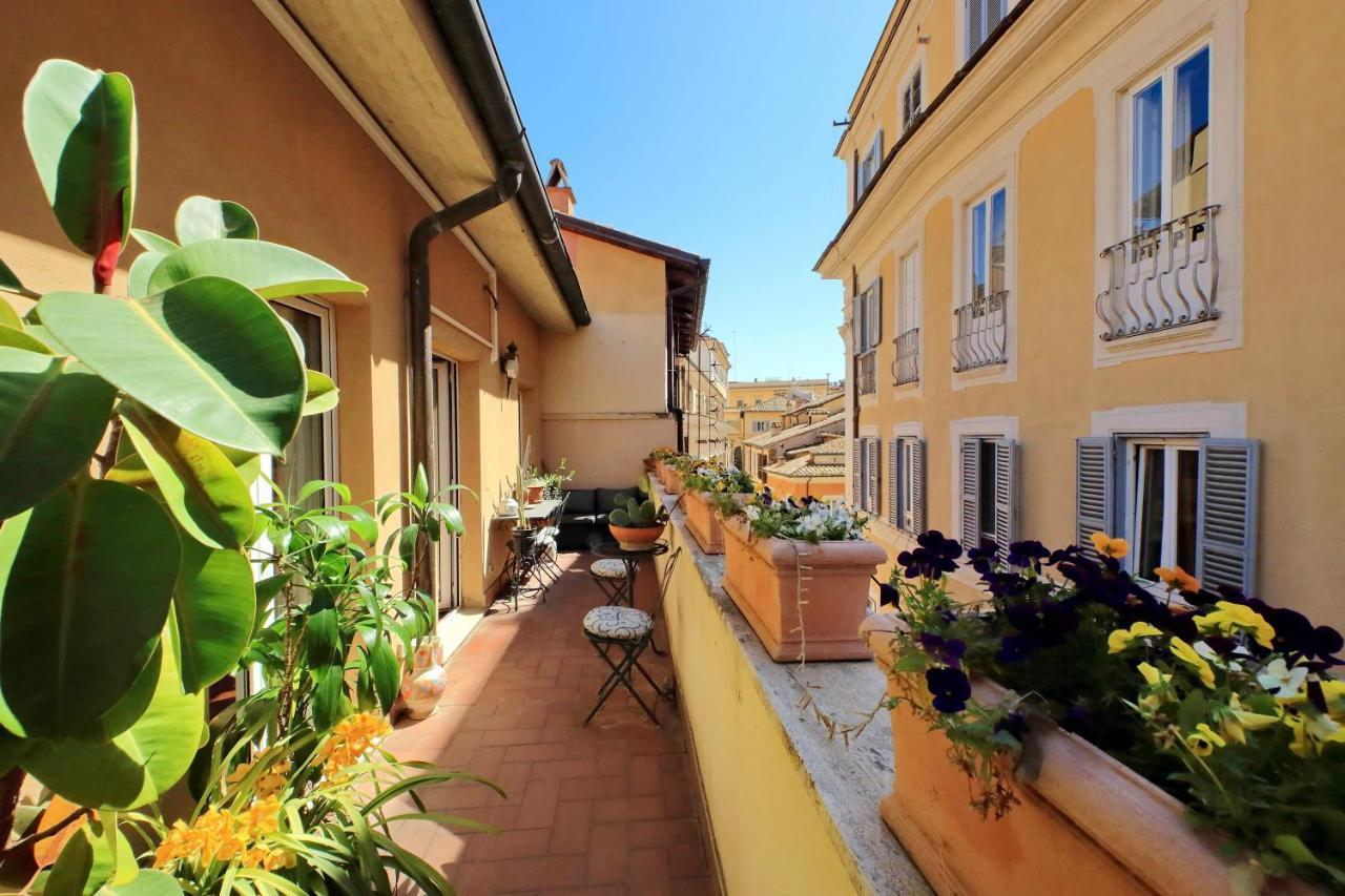 4Bnb - Luxury Trevi Apartment W Terrace Rom Exterior foto